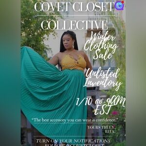 Winter Closet Sale! Unlisted Inventory